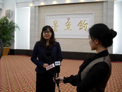 世貿通北京公司總經理孫格琳接受CCTV采訪
