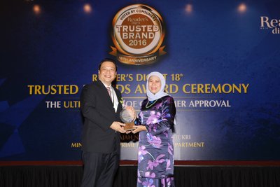 Cooling Malaysians since 1978, YORK(R) wins Trusted Brand Award by Reader’s Digest.