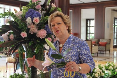 英國皇室花藝大師Judith Blacklock朱迪絲.布萊克洛克現場秀