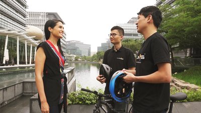 CNN's Kristie Lu Stout talks to engineers Eu-wen Ding and Jeff Chen