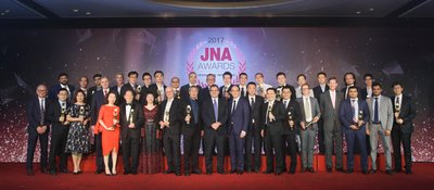 2017年度JNA大獎頒獎典禮暨晚宴于9月14日圓滿舉行，頒獎典禮上共頒發了11項大獎予20位得獎者。