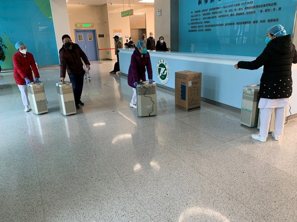 A.O.史密斯馳援定點醫院 捐贈價值2231萬空氣凈化器、商用熱水系統、商用凈水