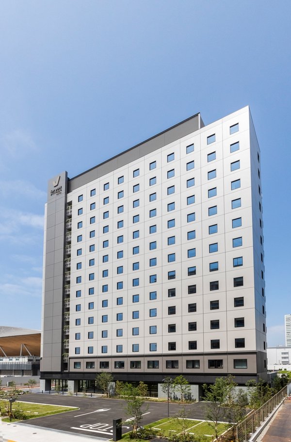 Exterior of Far East Village Hotel Ariake