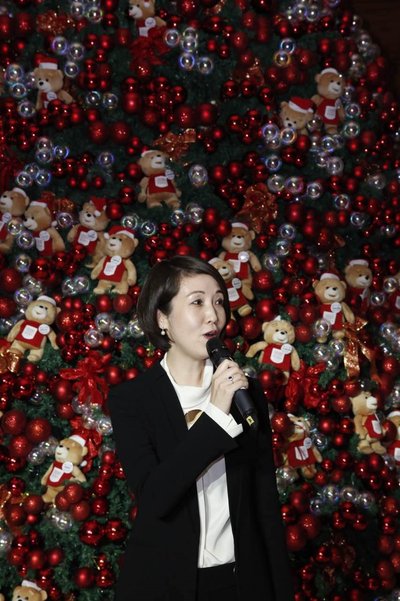 酒店經理李儼女士致辭