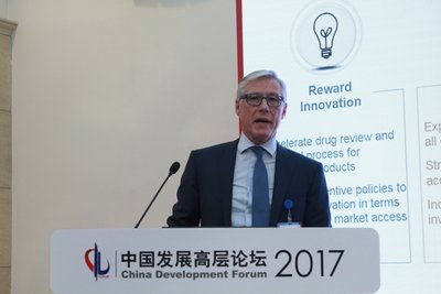 Sanofi CEO Olivier Brandicourt's 2017 China Visit