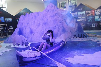 上海國際電影節電影市場VR特殊裝置體驗 -- 冰島