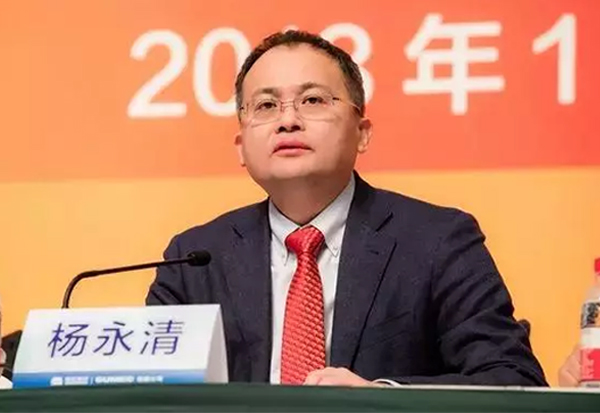 楊永清董事長發表題為《同心筑夢，繼往開來，開創蘇美達紡織服裝產業發展新輝煌》的講話