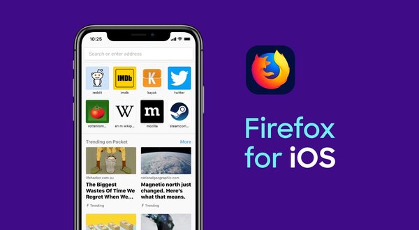 Firefox dành cho các trang di ??ng t?i ?u hóa c?a h? ?i?u hành iOS t?ng c??ng kh? n?ng duy?t web riêng và nhi?u h?n n?a