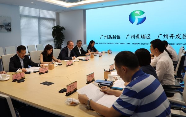 TUV萊茵集團CEO拜訪廣州開發區政府，推動粵港澳大灣區高新技術產業發展