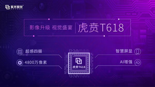 紫光展銳發布新一代移動平臺虎賁T618  影像和AI能力全面升級