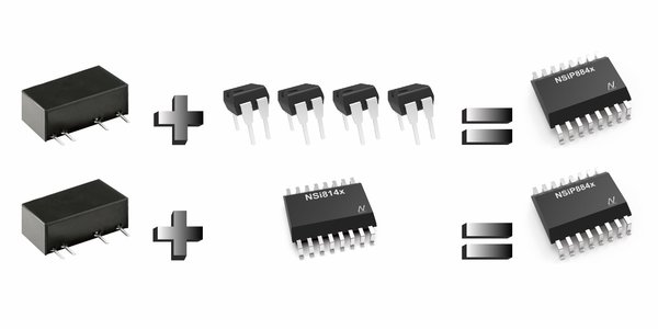在解決電源隔離和信號隔離的難題時通常采用隔離電源模塊的方案