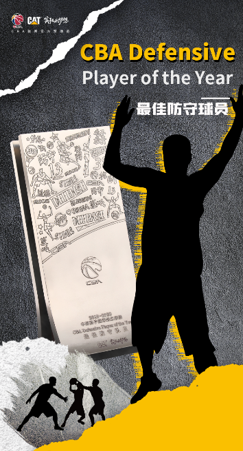 致敬幕后實干家！卡特彼勒冠名CBA最佳防守球員獎
