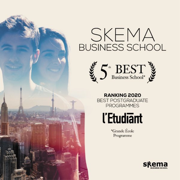 《大學生報》公布全法最佳商學院排名 SKEMA商學院再度挺進全法前5