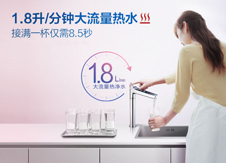 冷熱凈水一鍵切換 A.O.史密斯櫥下凈水機保障家庭凈水生活需求