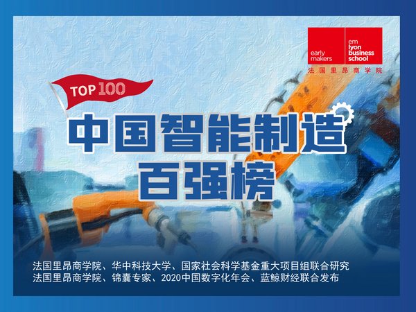 法國里昂商學院發布《中國智能制造企業百強榜》及白皮書